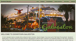 Desktop Screenshot of downtowngalveston.org