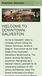 Mobile Screenshot of downtowngalveston.org